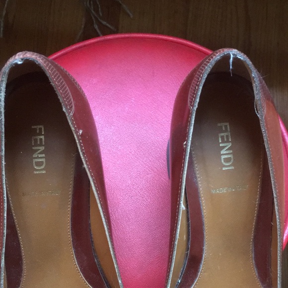 FENDI AUSTEN COLORBLOCK LOAFER PUMPS - Picture 3 of 6